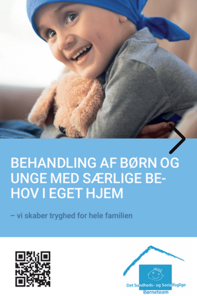 Professionel behandling i hjemmet – tryghed og støtte til hele familien Modtag professionel behandling hjemme hos jer, udført af et dedikeret team af sundhedsfaglige specialister. Vi tilbyder tryg og effektiv støtte til børn og unge med særlige behov, altid tilpasset jeres hverdag. Vores mål er at sikre kontinuitet og kvalitet i behandlingen, så både børnene og deres familier får den bedste mulige støtte i hjemmet.